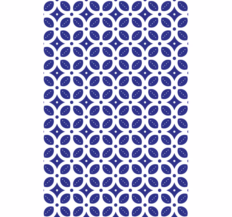 Tapeta do salonu z geometrycznym wzorem - TenStickers