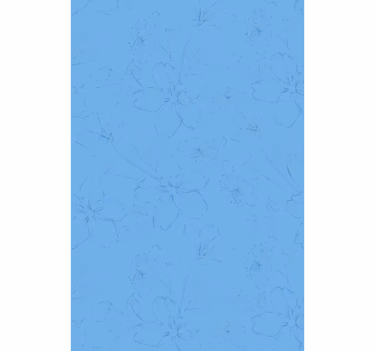 Tapeta do salonu z motywem roślinnym - TenStickers