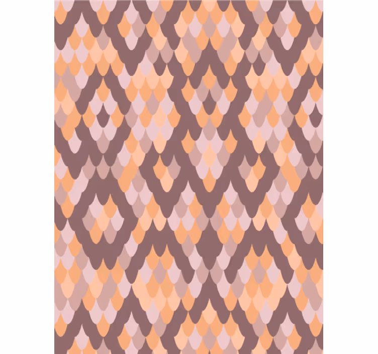 Tapeta do salonu w geometryczne wzory diamentowe - TenStickers