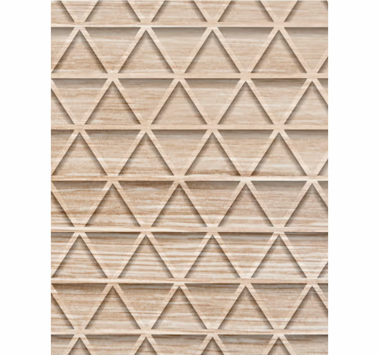 Tapeta do salonu z geometrycznym wzorem - TenStickers
