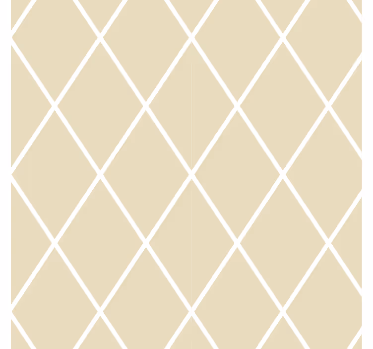 Tapeta do salonu w geometryczny wzór diagonalny - TenStickers