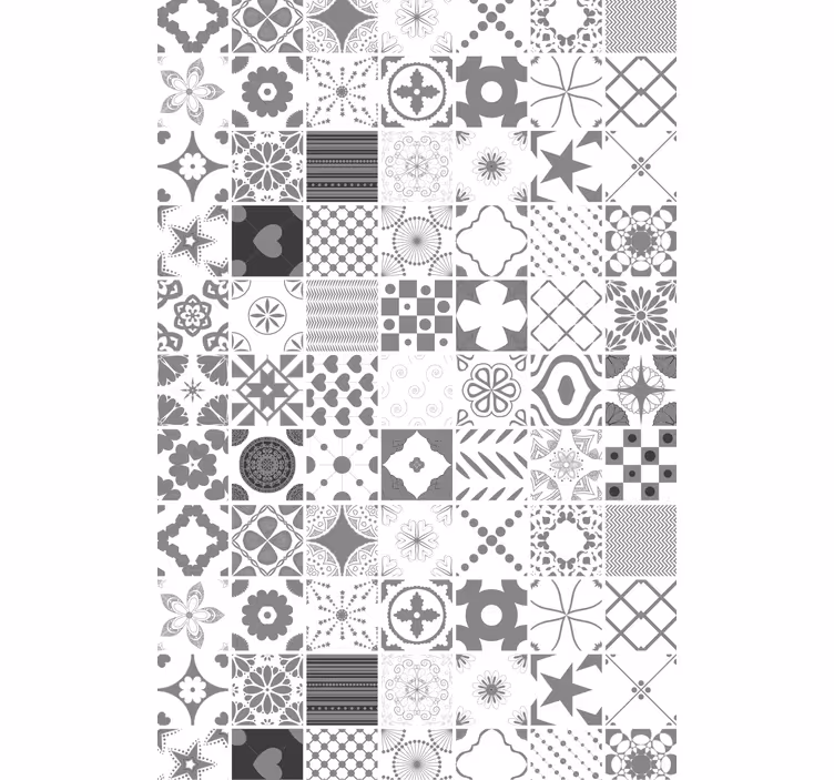 Tapeta do salonu tekstura w monochromatyczny wzór - TenStickers