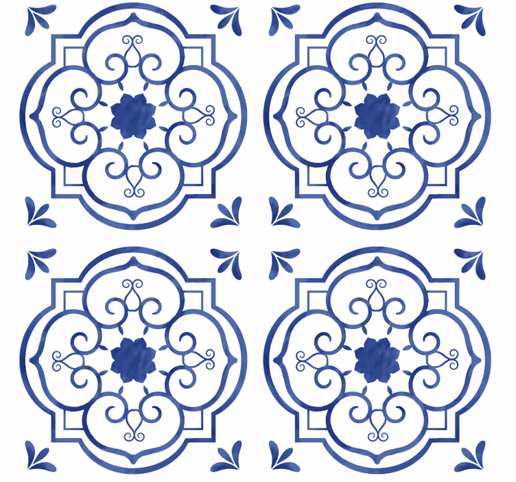 Tapeta kafelki w stylu klasycznym - TenStickers