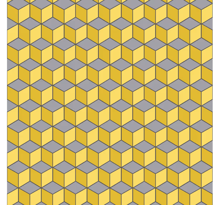Tapeta geometryczna w kwadraty pantone - TenStickers