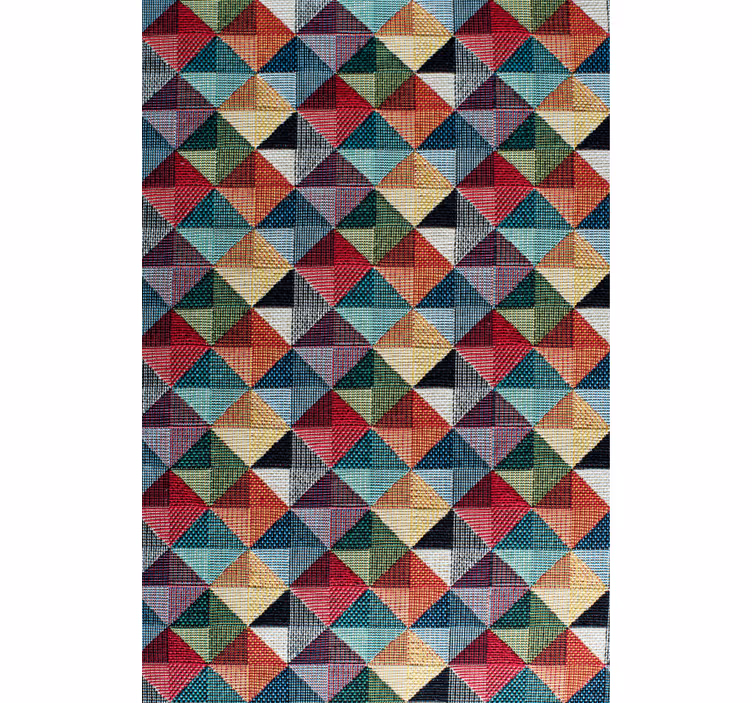Tapeta geometryczna w kształty geometryczne - TenStickers