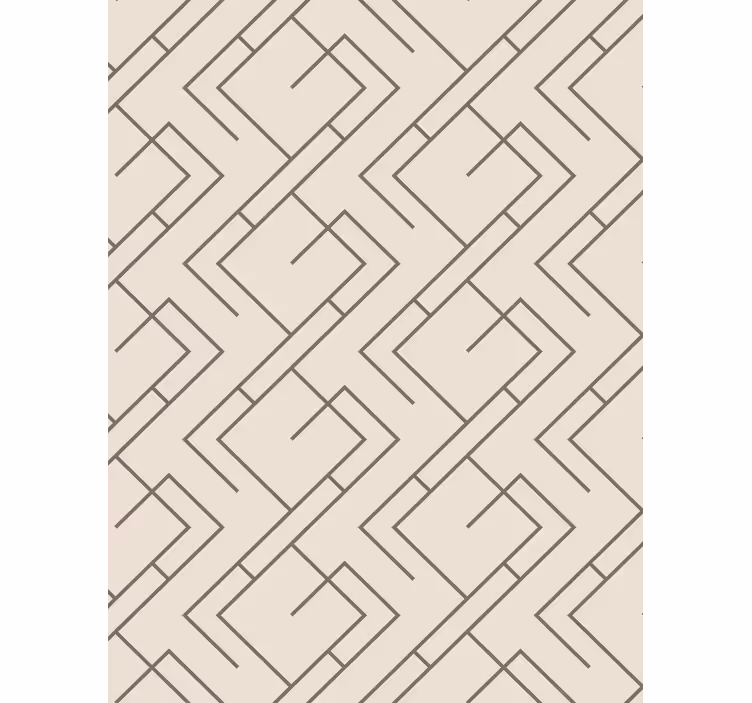 Tapeta geometryczna w stylowy liniowy wzór - TenStickers