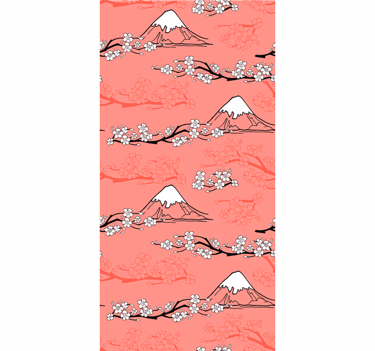 Tapeta drzewa wiosennego - TenStickers