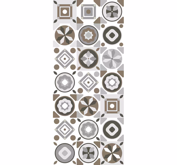 Tapeta do kuchni hydrauliczna w odcieniach szarości - TenStickers