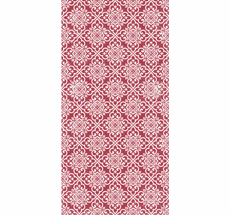 Tapeta do kuchni czerwony marokański - TenStickers