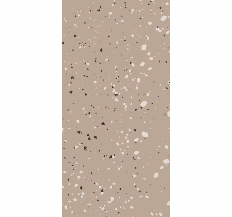Tapeta do kuchni w beżową teksturę terrazzo - TenStickers