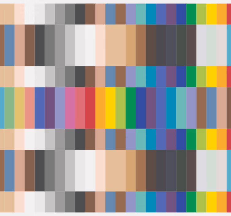 Tapeta do kuchni w multikolorowe małe kwadraty - TenStickers