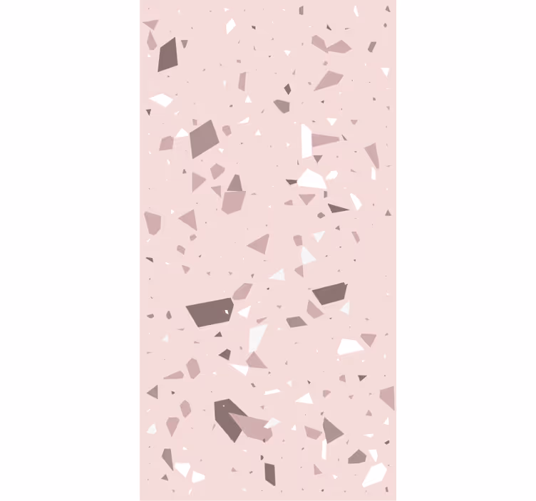 Tapeta do kuchni różowa teksturowana podłoga - TenStickers