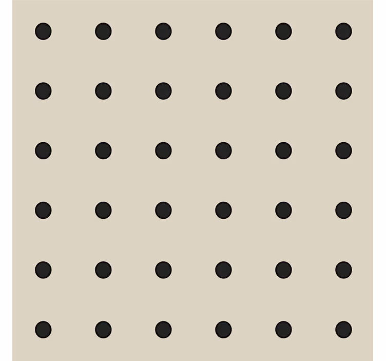 Tapeta do kuchni w beżowe kropki - TenStickers