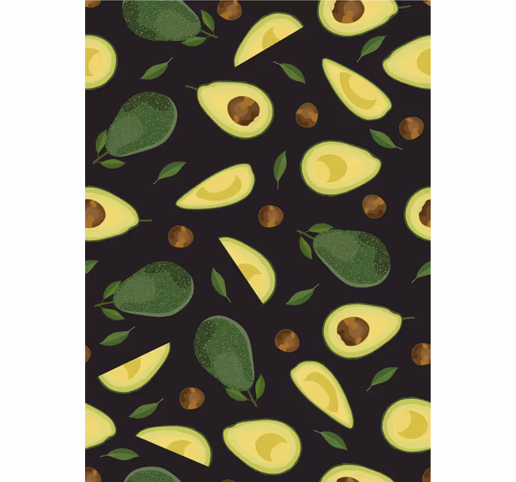 Tapeta do kuchni w motyw awokado - TenStickers
