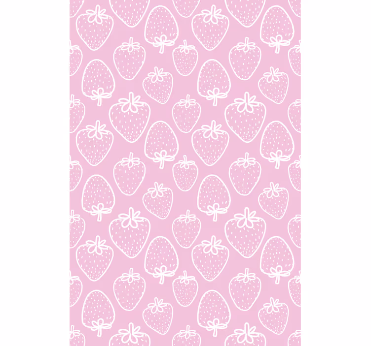 Tapeta do kuchni w motyw truskawek - TenStickers