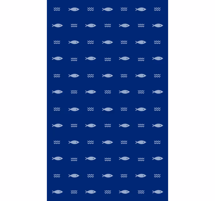 Tapeta do łazienki z motywem ryb - TenStickers
