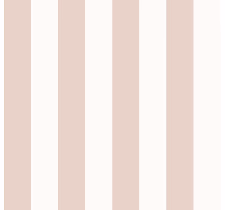 Tapeta do salonu w różowo-białe paski - TenStickers