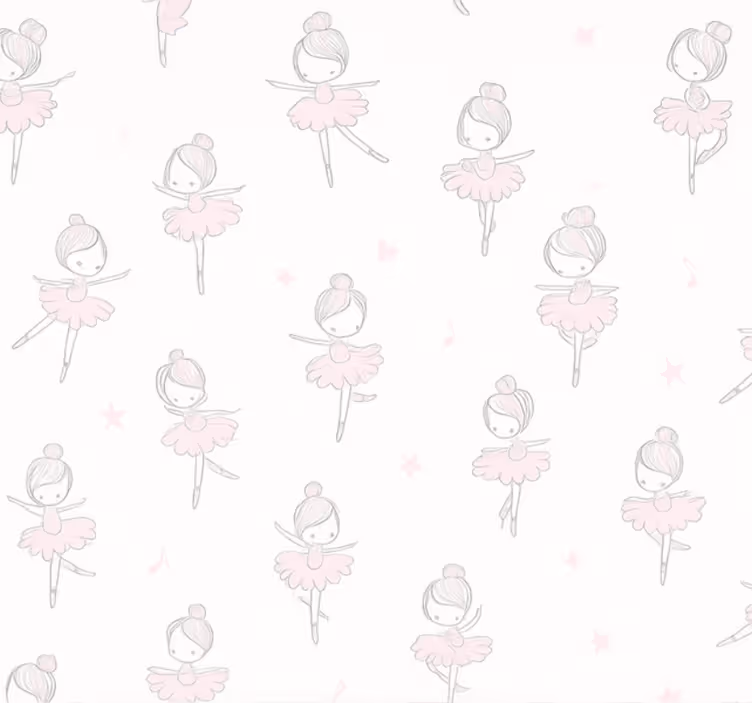 Tapeta do salonu urocza baletnica - TenStickers