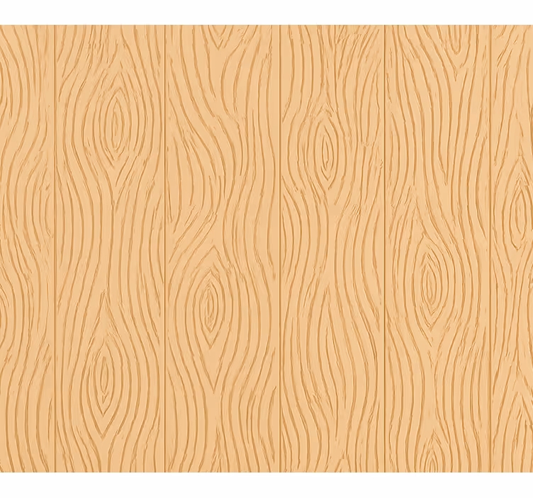 Tapeta do salonu w naturalnym drewnie - TenStickers