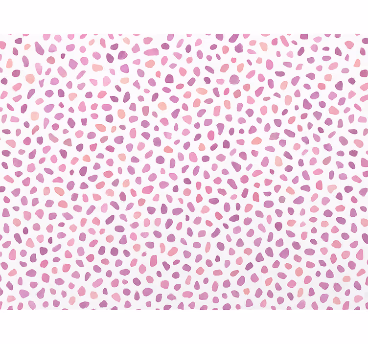 Tapeta abstrakcja różowa terrazzo plamka - TenStickers