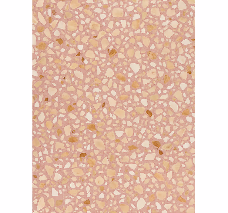 Tapeta kamienie terrazzo w odcieniach różu - TenStickers