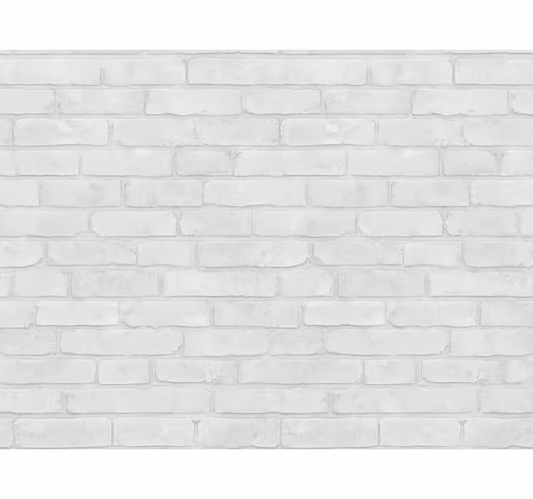 Tapeta cegła w białym odcieniu loftowym - TenStickers