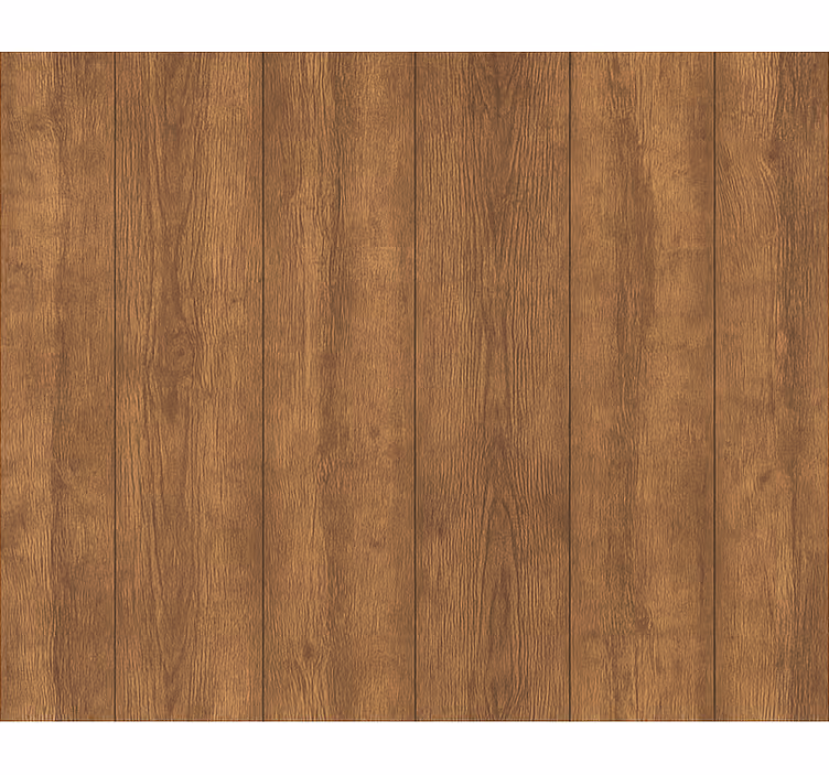 Tapeta drewno deski orzechowe w stylu rustykalnym - TenStickers