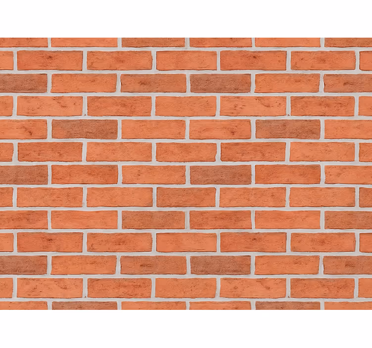 Tapeta cegła czerwona klasyczna ściana ceglana - TenStickers