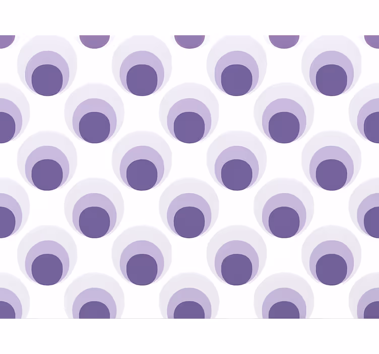Tapeta do salonu wzór fioletowych kół w warstwach - TenStickers