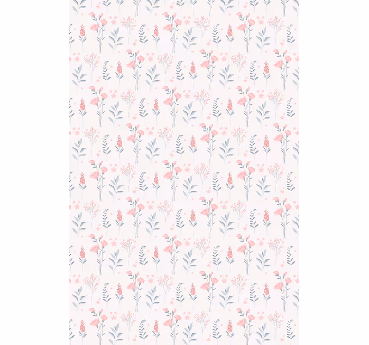 Tapeta kwiaty różowe kwiaty wiśni - TenStickers