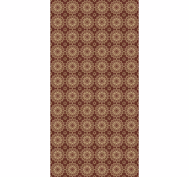 Tapeta do sypialni w geometryczny wzór - TenStickers