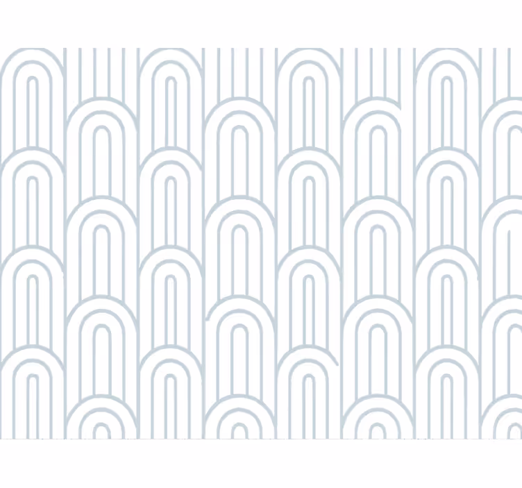 Tapety geometryczne jasnoniebieskie Łuki - TenStickers
