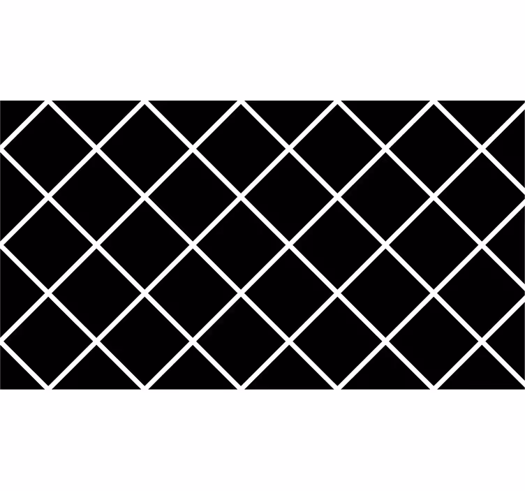 Czarna tapeta z nowoczesnymi geometrycznymi liniami - TenStickers