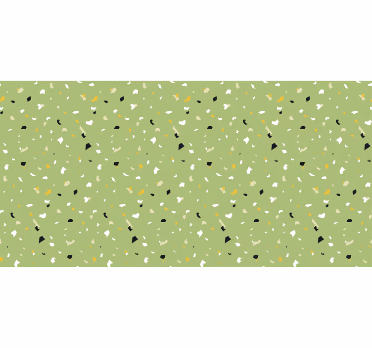 Zielona tapeta w wzór terrazzo zielony - TenStickers