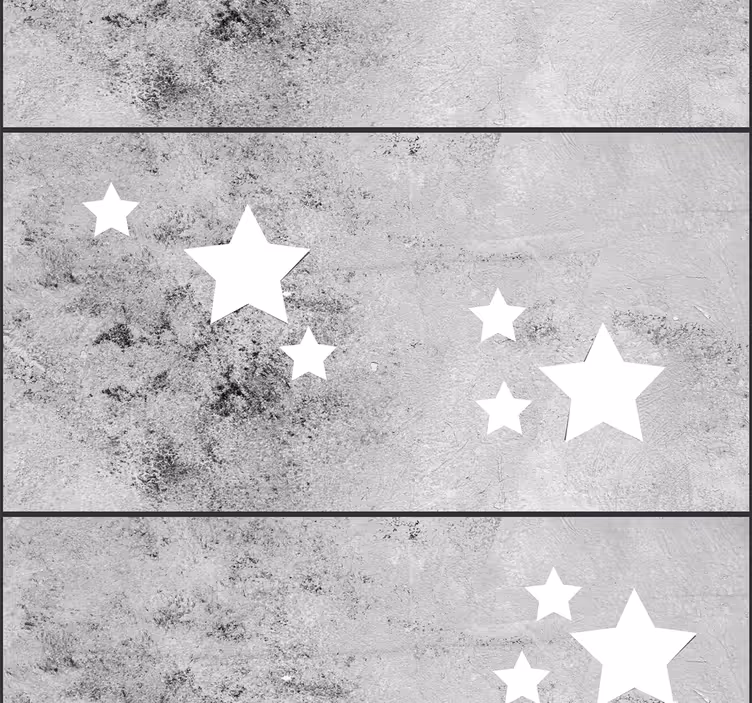Tapeta gwiazdy na betonowej tapecie - TenStickers