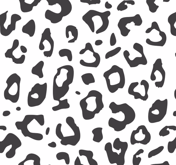 Tapeta zwierzęta Czarny lampart - TenStickers