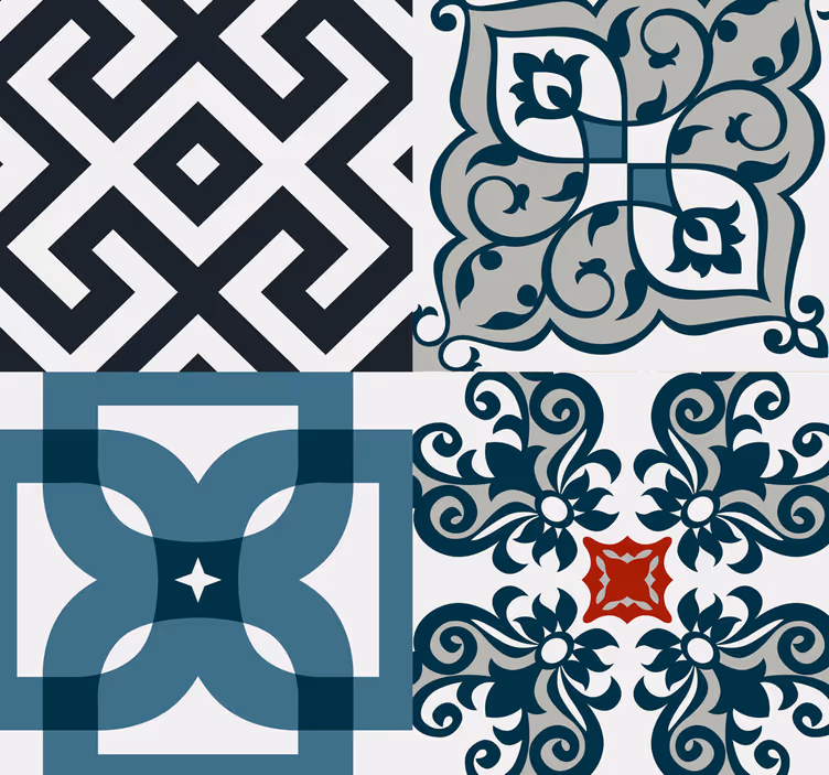 Tapeta Portugalskie płytki vintage - TenStickers