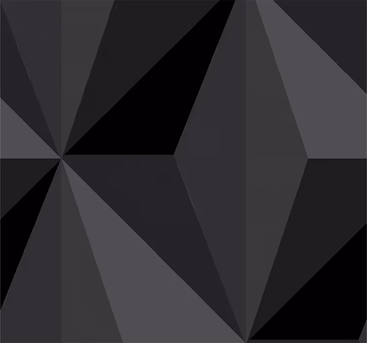 Tapeta trójkąty Geometryczne trójkąty 3d - TenStickers