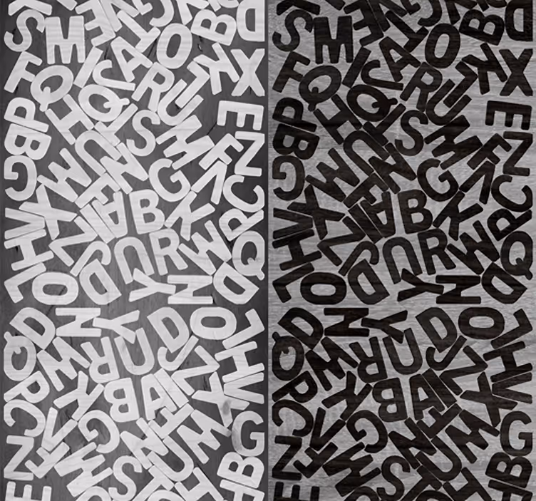 Tapeta platynowa enigma do jadalni - TenStickers