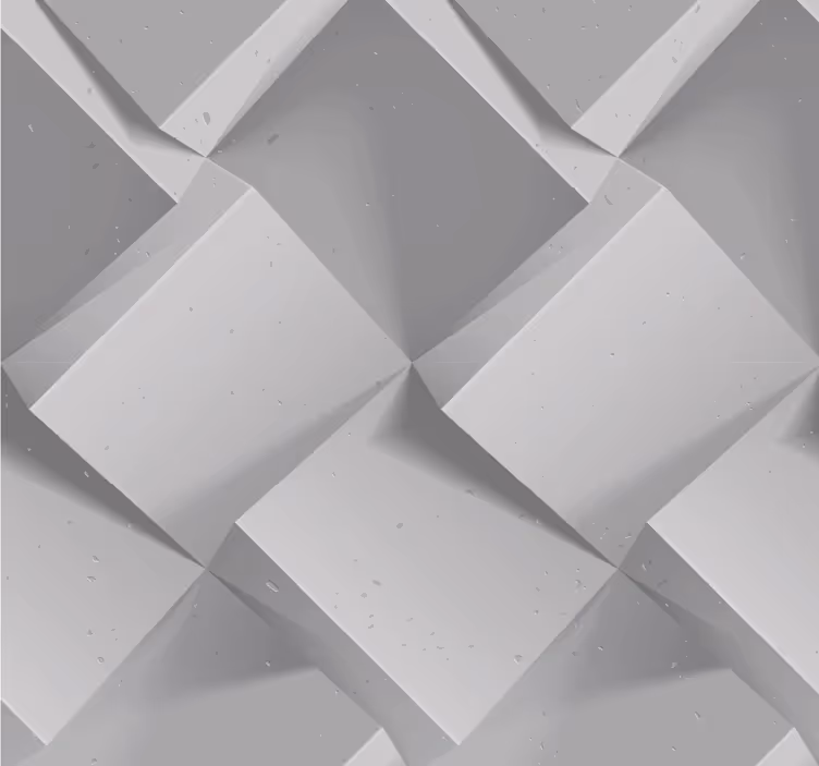 Tapeta geometrczyna iluzja geometryczna - TenStickers