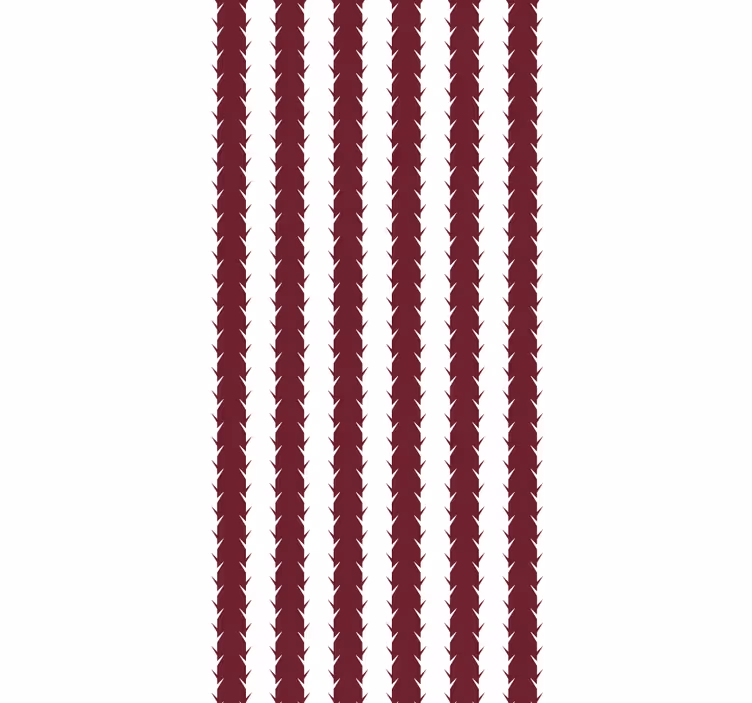 Tapeta do salonu geometryczny wzór liścia - TenStickers