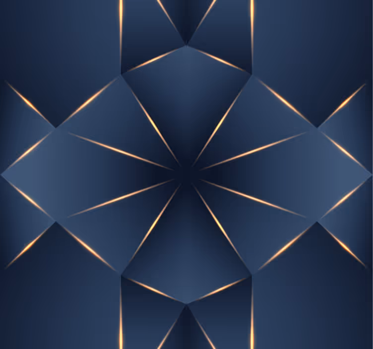 Tapeta 3D Figury geometryczne 3d - TenStickers