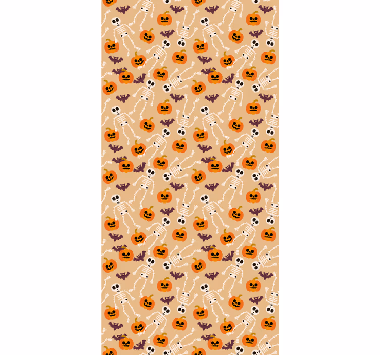 Tapeta Halloween straszny wzór na halloween - TenStickers