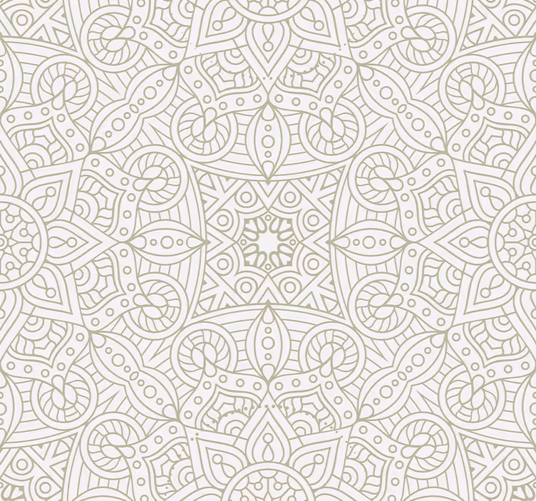 Tapeta ornament mandale geometryczne - TenStickers