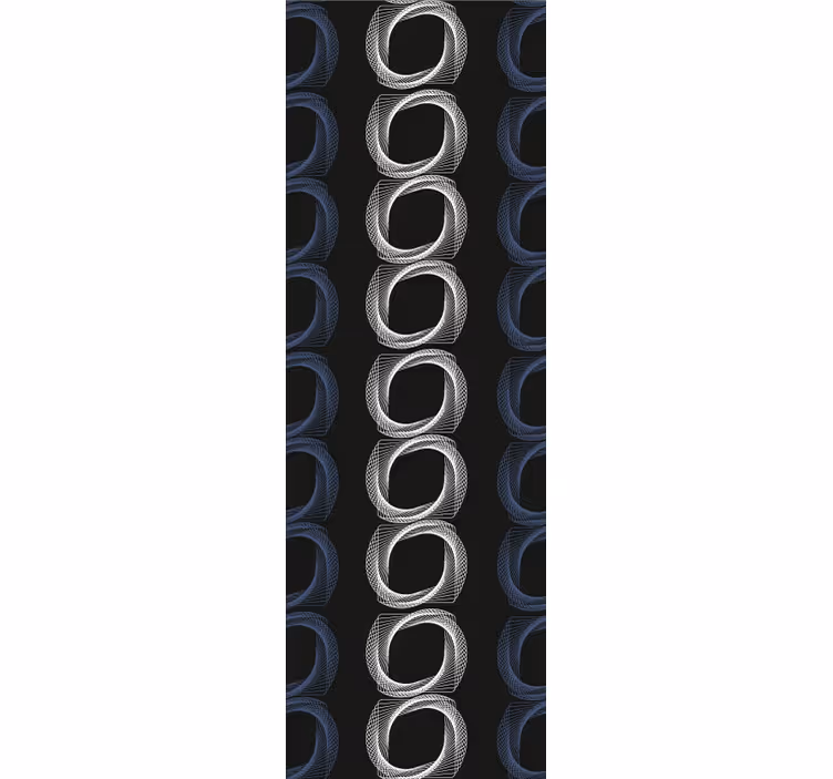 Tapeta abstrakcja wzory kół - TenStickers