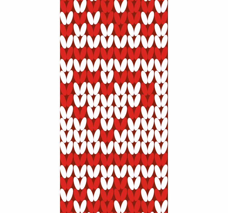 Tapeta w kółka wzór kropki serca - TenStickers