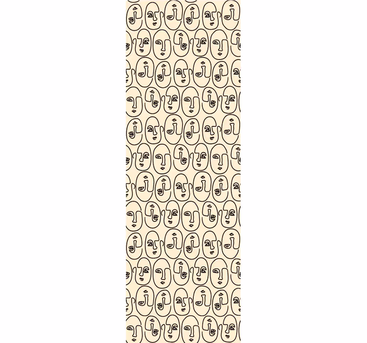 Tapeta abstrakcja Picasso abstrakcyjne twarze - TenStickers