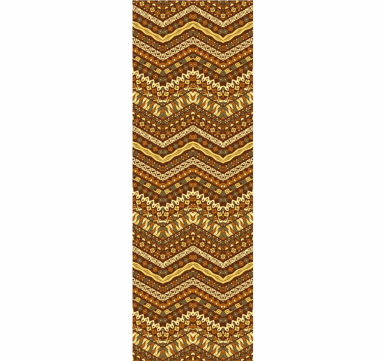Tapeta ornament skomplikowany wzór plemienny - TenStickers