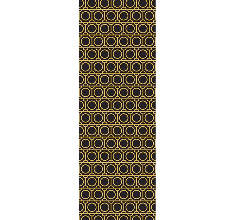 Tapeta geometrczyna pierścienie geometryczne - TenStickers
