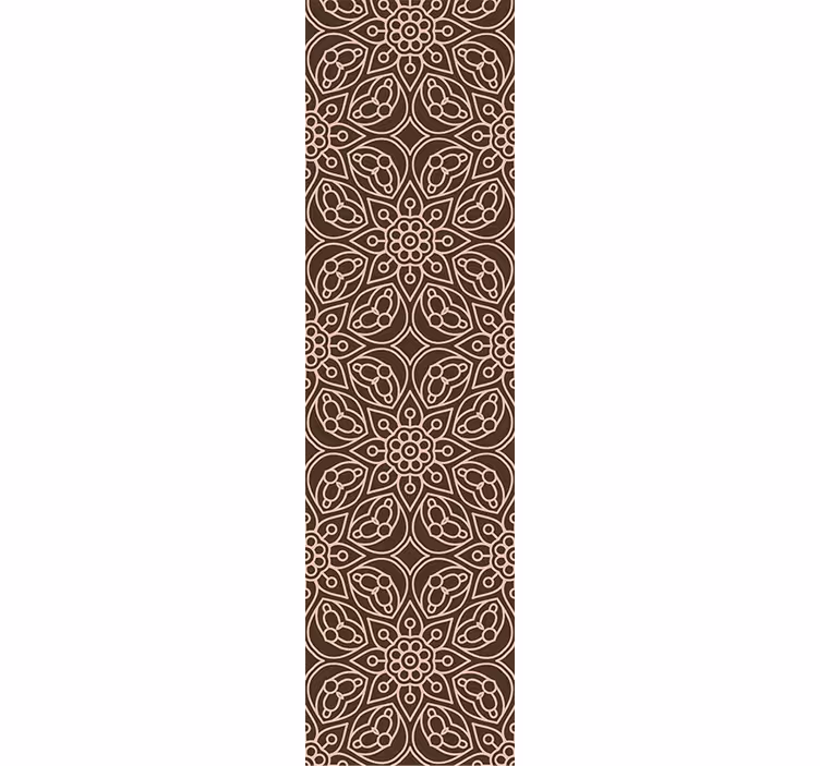 Tapeta kwiaty Ornament mandali - TenStickers